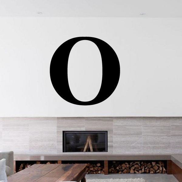 Image of Omicron Greek Letter Decal