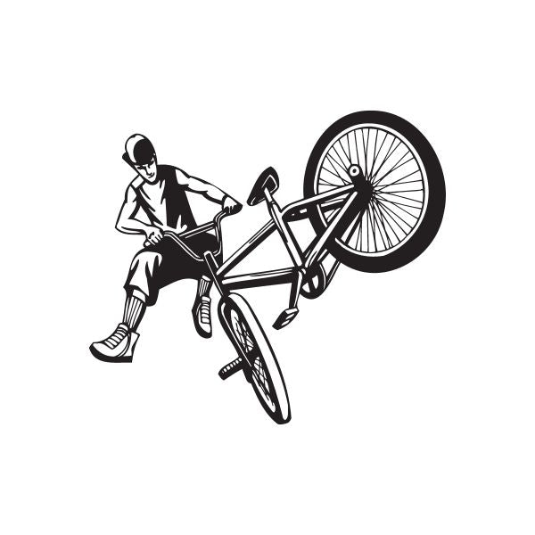 Image of Opposite Tailwhip BMX Rider Decal