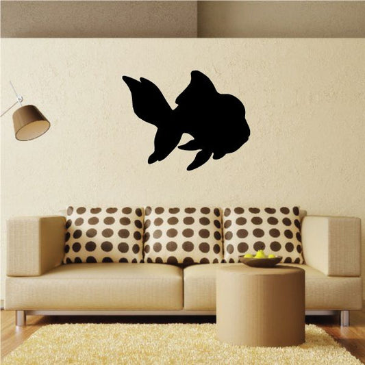 Image of Oranda Goldfish Silhouette Decal