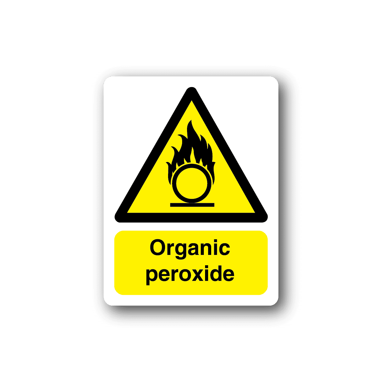 Image of Organic Peroxide Sticker