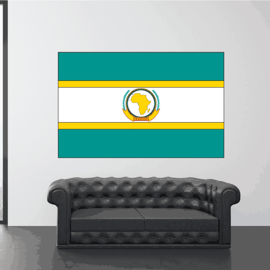 Image of Organization of african unity Flag Sticker