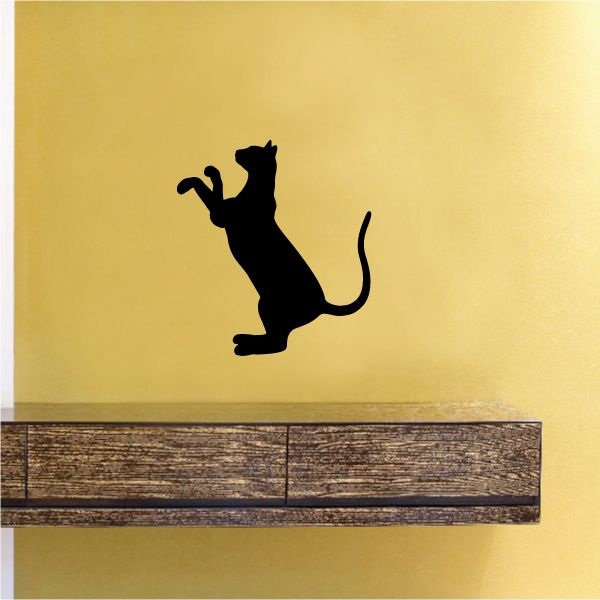 Image of Oriental Cat Climbing Decal