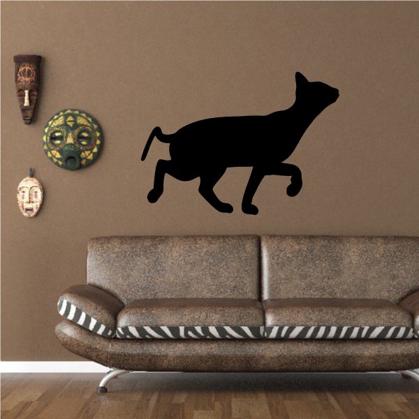 Image of Oriental Cat Curious Decal