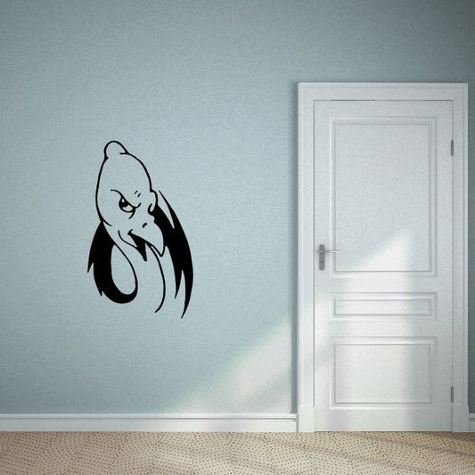 Image of Ostrich Head Glaring Decal