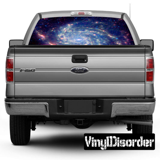 Image of Outer Space Rear Window View Through Graphic Og012