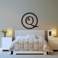 Image of Outlined Circle Monogram Decal