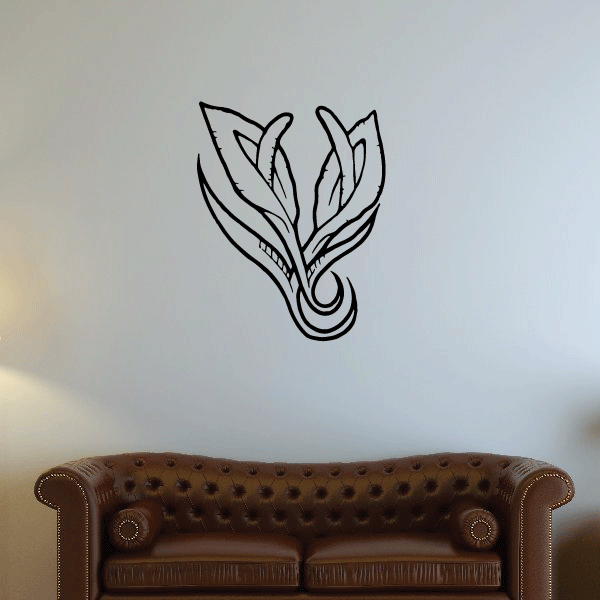 Image of Outlined Flower Decals