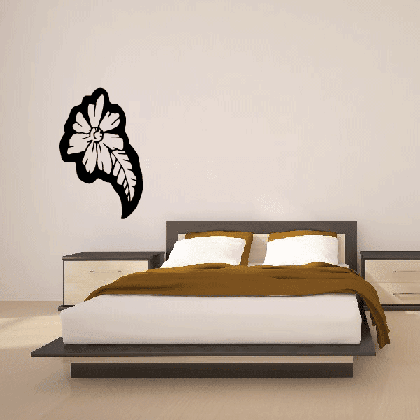 Image of Outlined Flower Decals