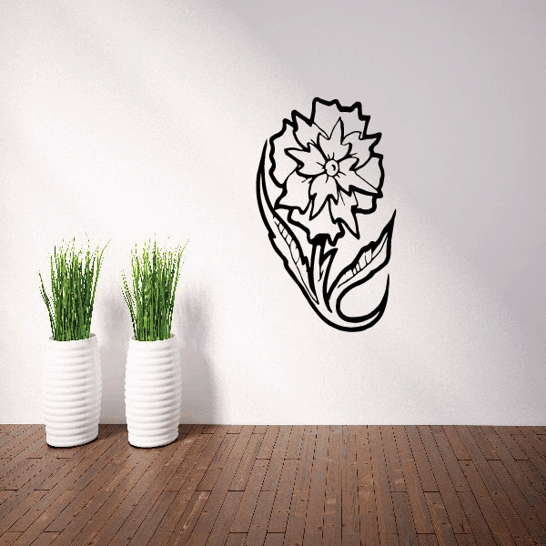 Image of Outlined Flower Decals