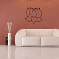 Image of Outlined Flower Decals