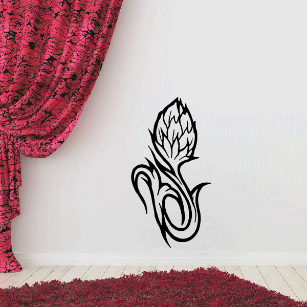 Image of Outlined Flower Decals