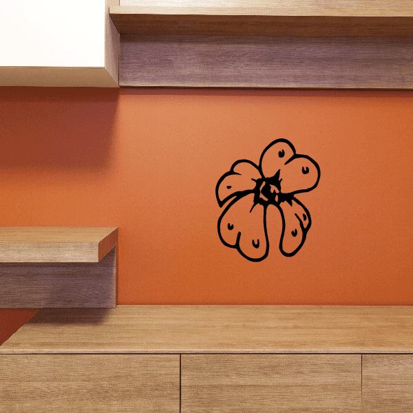 Image of Outlined Flower Decals