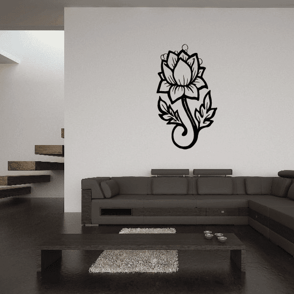 Image of Outlined Flower Decals