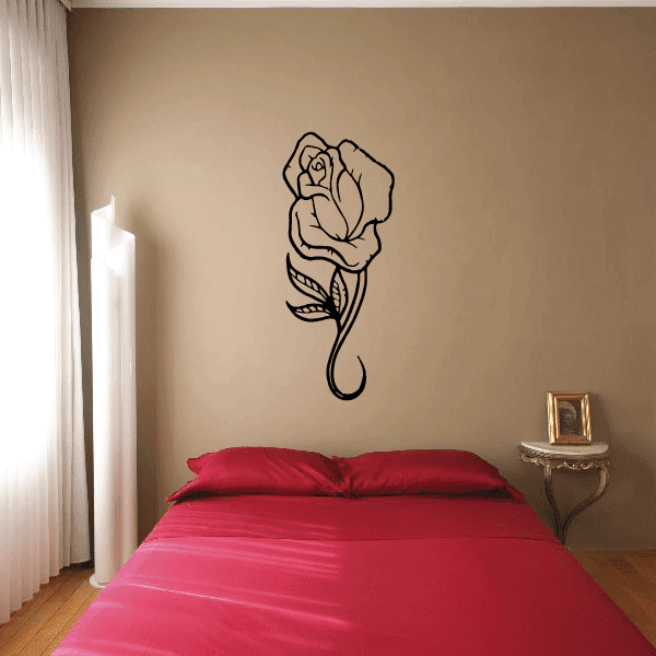 Image of Outlined Flower Decals