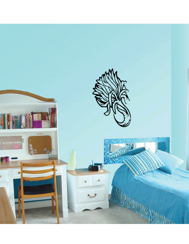 Image of Outlined Flower Decals