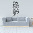 Image of Outlined Flower Decals