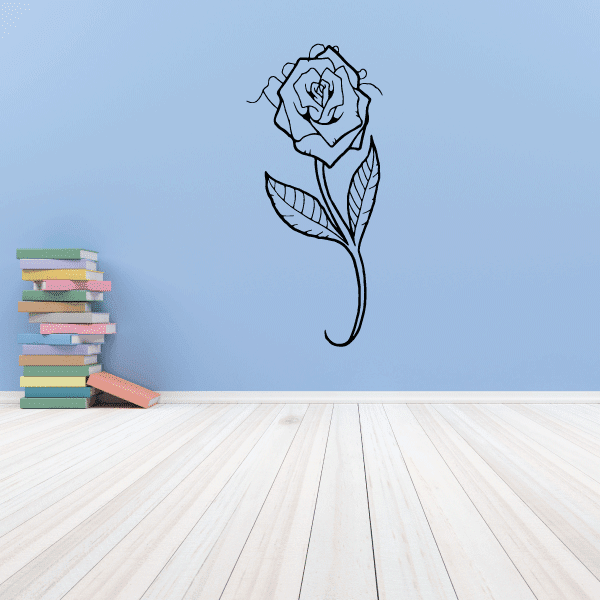 Image of Outlined Flower Decals