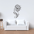 Image of Outlined Flower Decals