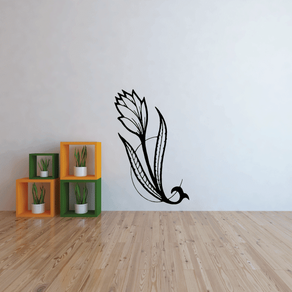 Image of Outlined Flower Decals