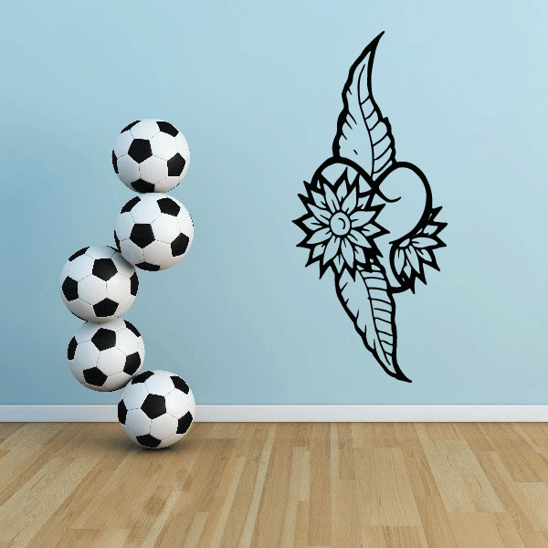 Image of Outlined Flower Decals