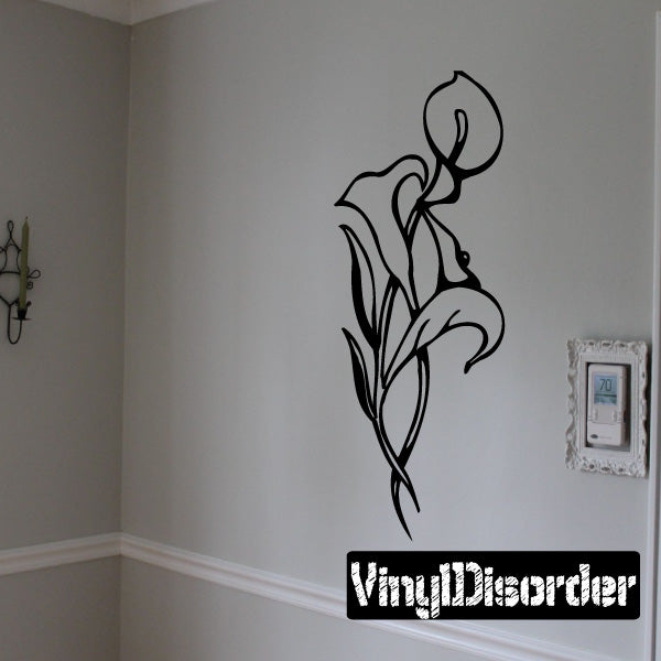 Image of Outlined Flower Decals