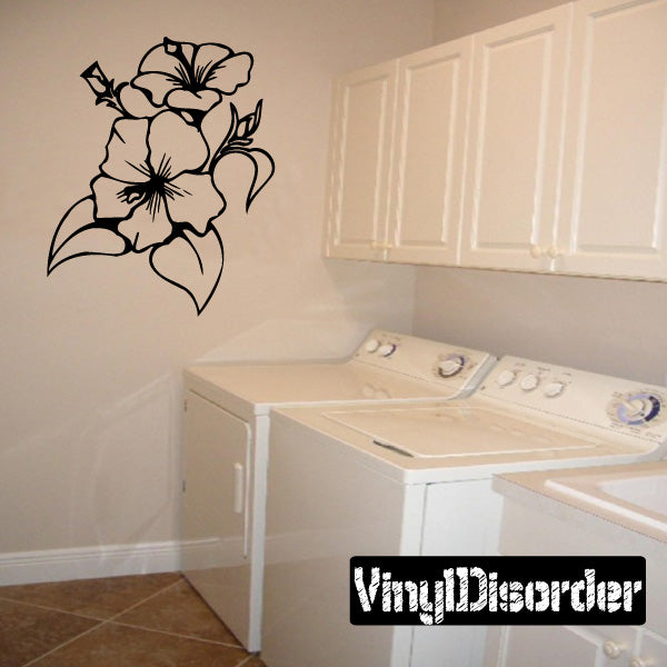 Image of Outlined Flower Decals