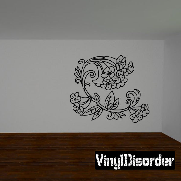 Image of Outlined Flower Decals