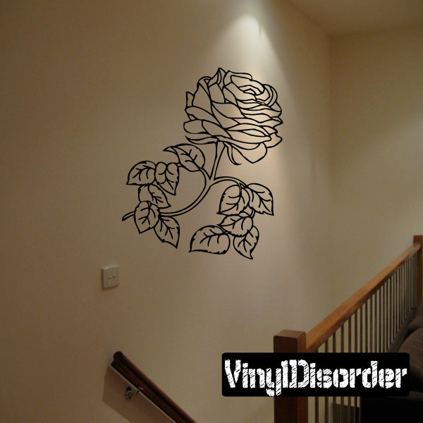 Image of Outlined Flower Decals