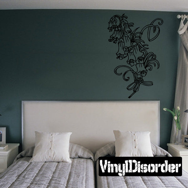 Image of Outlined Flower Decals