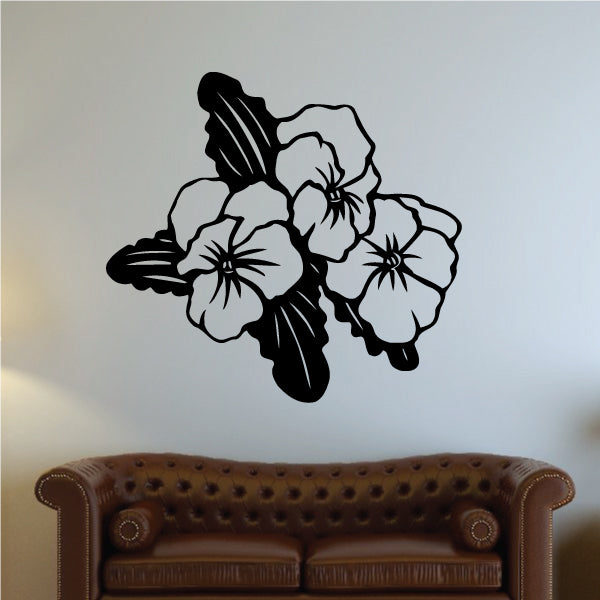 Image of Outlined Flower Decals