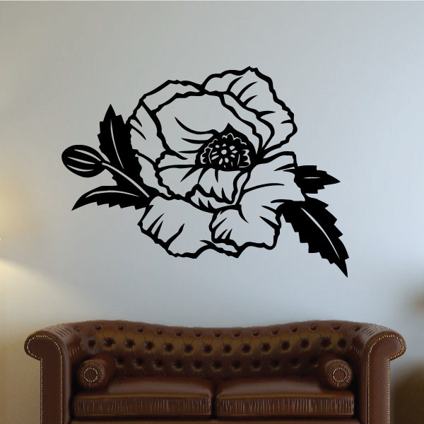 Image of Outlined Flower Decals