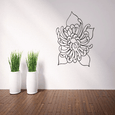 Image of Outlined Flower Decals