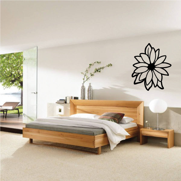 Image of Outlined Flower Decals