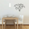 Image of Outlined Flower Decals