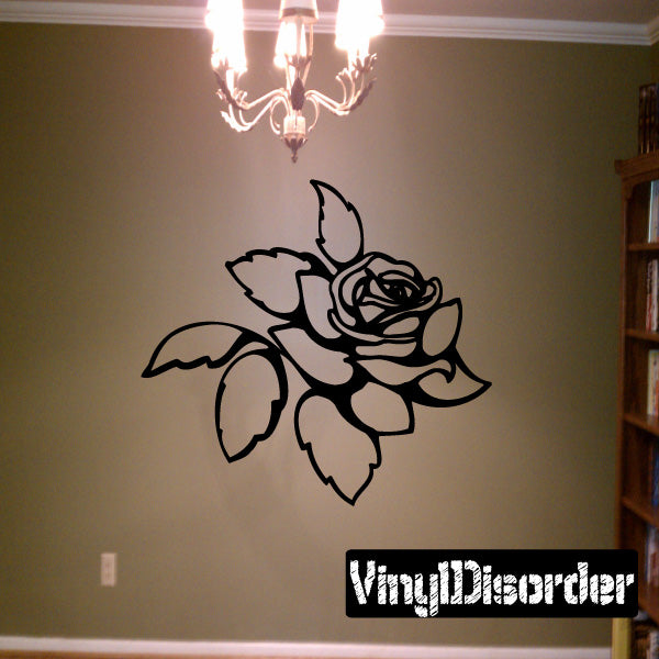 Image of Outlined Flower Decals