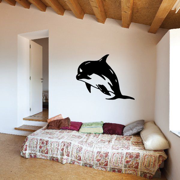 Image of Pacific Dolphin Gazing Decal