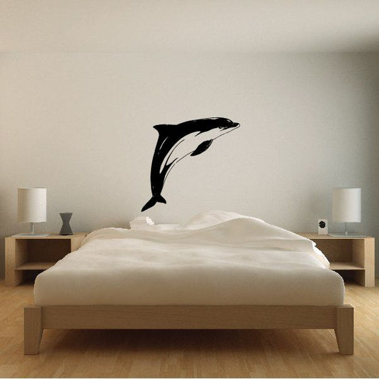 Image of Pacific Dolphin Jumping Decal