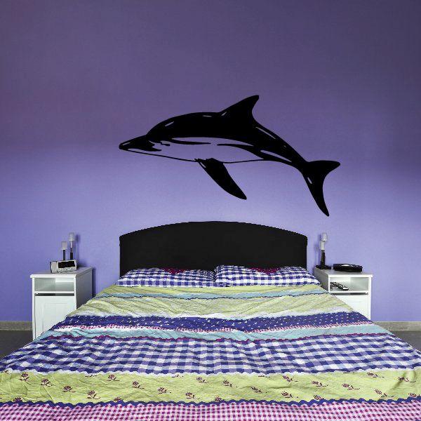 Image of Pacific Dolphin Swimming Decal