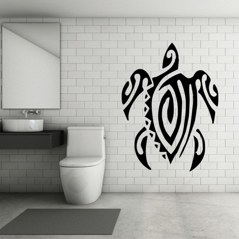 Image of Pacific Native Style Turtle Decal