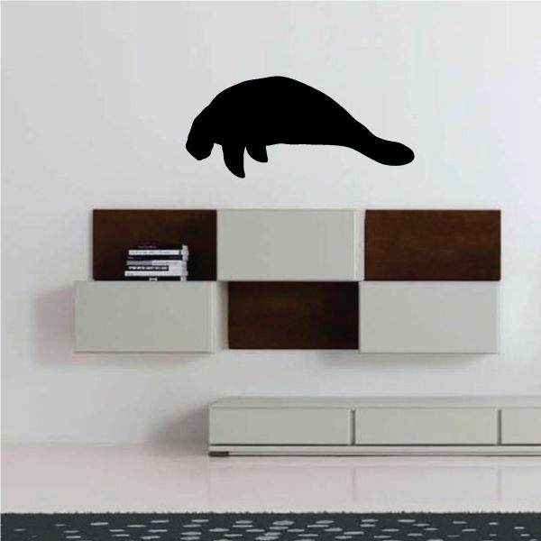 Image of Paddling Manatee Decal