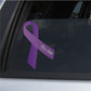 Purple vinyl sticker awareness ribbon with 'Pagan Pride' text