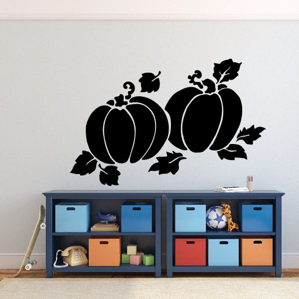 Image of Pair of Pumpkins Decal