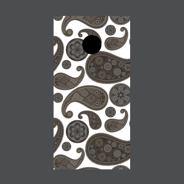 Image of Paisley Cornhole Board Wraps