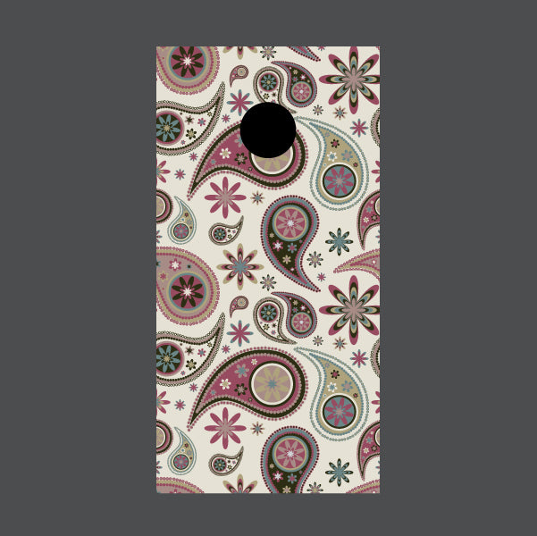 Image of Paisley Cornhole Board Wraps