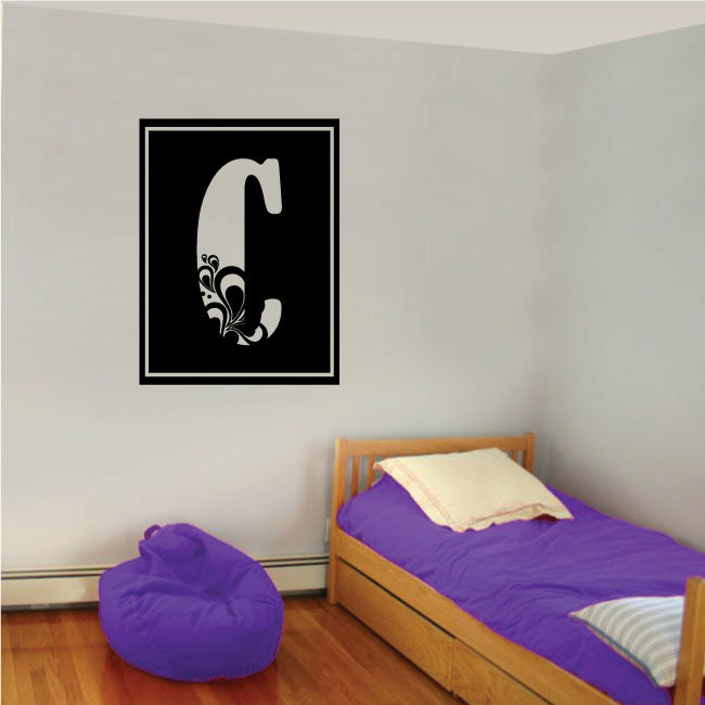 Image of Paisley Monogram Decal