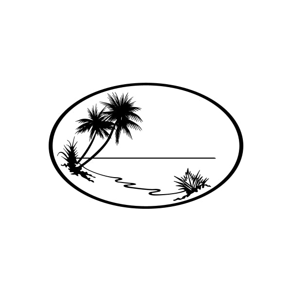 Image of Palm Tree Decals