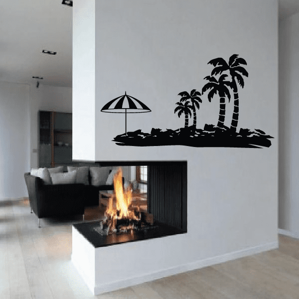 Image of Palm Tree Decals