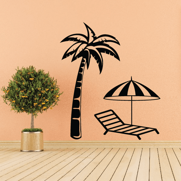 Image of Palm Tree Decals