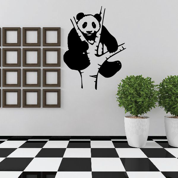 Image of Panda In Tree Decal