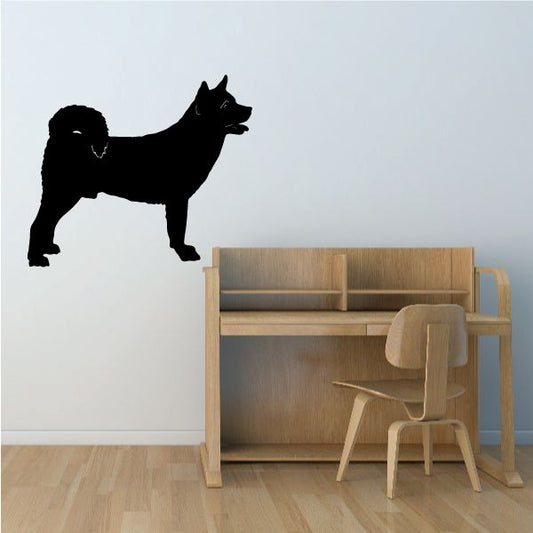 Image of Panting Akita Decal